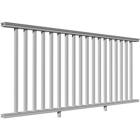 Ekena Millwork 42"H x 96"L Providence Level Rail Kit w/Reinforcements, 18 Balusters & Hardware ECLK42X096